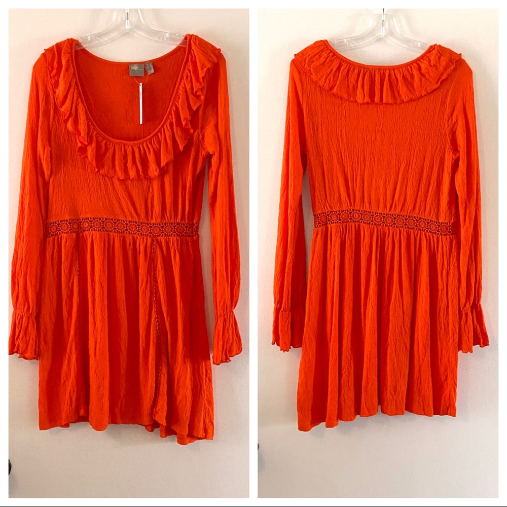 ASOS Design Extreme Scoop Neck Sundress Lace Trim - Picture 3 of 8